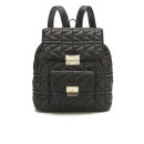 Karl Lagerfeld K/Kuilted Backpack - Black/Gold