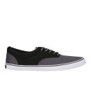 Atticus Men's Dale Two Tone Canvas Pumps - Grey/Black