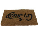Ambigram Doormat - Come In / Go Away
