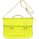 The Cambridge Satchel Company 15 Inch Fluoro Leather Satchel - Fluorescent Yellow