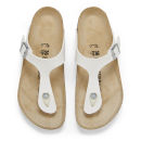 Birkenstock Women's Gizeh Toe-Post Leather Sandals - White