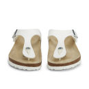 Birkenstock Women's Gizeh Toe-Post Leather Sandals - White