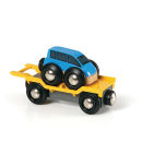 Brio Blue Transporter Car