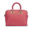 Liu Jo Anna Medium Plait Strap Bowler Bag - Spiced Coral