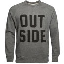 Wood Wood Men's Outside Sweatshirt - Grey Melange