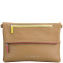 Tommy Hilfiger Women's Fabienne Medium Leather Cross Body Bag - Tan
