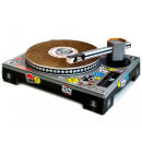 Cat Scratching DJ Deck