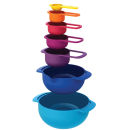 Joseph Joseph Nest Plus 7 Piece Mixing Bowls & Measures Stacking Set