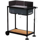 Alessi Optional Gas Grill BBQ Bundle (Alessi Gas BBQ, Table Car and Furnace Cover)