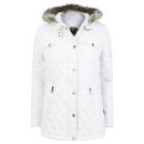 Le Breve Women's Gossip Hooded Jacket - White