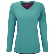 RonHill Women's Aspiration Long Sleeve Running T-Shirt - Teal/Grape