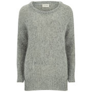 American Vintage Women's Round Neck Pullover - Heather Grey