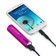 Veho Pebble Smartstick Emergency Portable Battery Back Up Power - Pink (2200mAh)