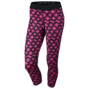 Nike Women's Printed Relay Cropped Tights - Pink