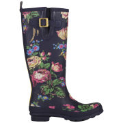 Joules Women's Welly Print Wellies - Navy Floral