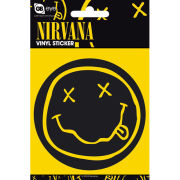 Nirvana Smiley - Vinyl Sticker - 10 x 15cm