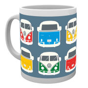 VW Camper Colour Illustration Mug