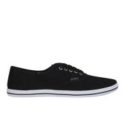 Ringspun Men's David Trim Canvas Pumps - Black/Grey