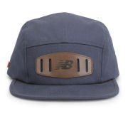 New Balance Unisex Street 5 Panel Flat Peak Baseball Cap - Cotton Twill Navy