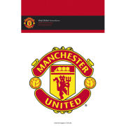 Manchester United Club Crest - Vinyl Sticker - 10 x 15cm