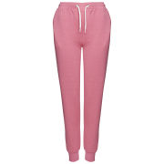 Brave Soul Women's Cuffed Sweatpant Joggers - Powder Pink