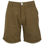 Soul Star Men's Chino Melton Shorts - Tobacco