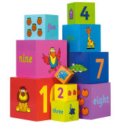 Tidlo Wooden Stacking Rainbow Cubes (1 - 10)