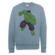Marvel Avengers Assemble Hulk Men's Sweatshirt - Indigo Blue