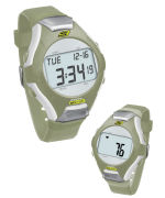  Skechers Wrist Band Watch & Heart Rate Monitor - Khaki 