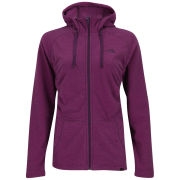 The North Face Women's Mezzaluna Full Zip Hoody - Blackcurrent/Purple Stripe