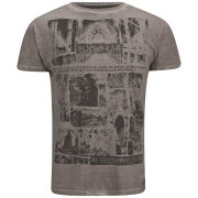 Soul Star Men's Graves T-Shirt - Light Burgundy