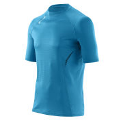 Skins Men's 360 Short Sleeve Tech Process Top - Blue