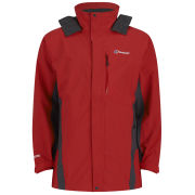 Berghaus Men's Hurricane Shell Jacket - Red/Dark Grey