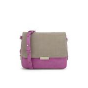 French Connection Women's Colour Branded PU Cross Body Bag - South Beach/Mink