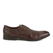H Shoes by Hudson Men's Dylan Drum Dye Leather Derby Shoes - Brown