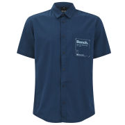 Bench Men's Relay Short Sleeved Shirt - Dark Denim