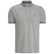 Boxfresh Men's Keckle Skinny Stripe Polo - White