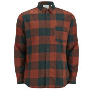 Cheap Monday Men's Neo Flannel Shirt - Rust Check