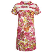 LOVE Women's Contrast Shift Dress - Tapestry Foral