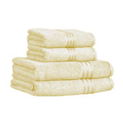 Restmor 100% Egyptian Cotton 4 Piece Supreme Towel Bale Set (500gsm) - Ivory