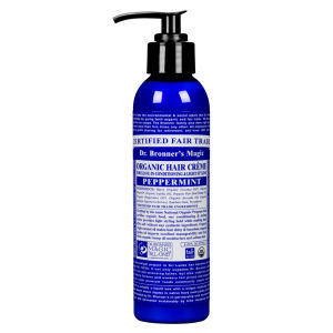 Dr. Bronner Organic Leave-In Hair Conditioner and Style Creme Peppermint (178ml)