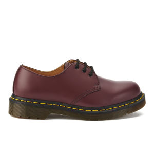 Dr. Martens Unisex Originals 1461 3-Eye Smooth Leather Gibson Shoes - Cherry Red