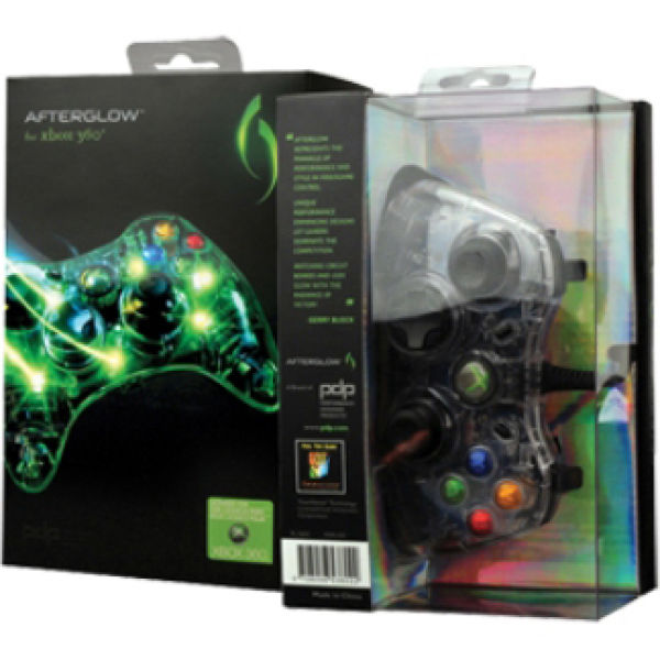 AfterGlow Wired Xbox 360 Controller Green Games Accessories Zavvi