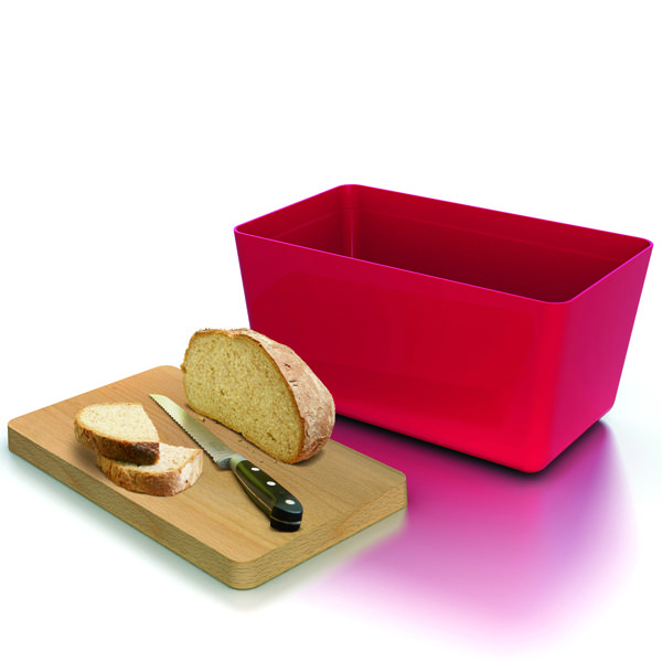 Bread Bin with Builtin Breadboard Red IWOOT
