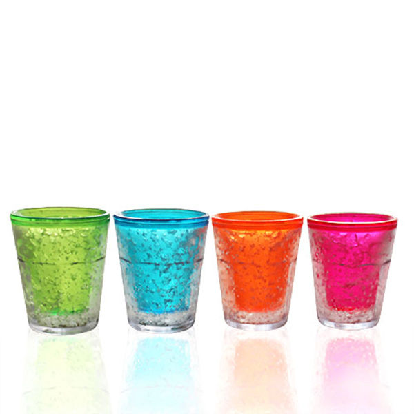 Freezable Gel Shot Glasses 3 Pack IWOOT
