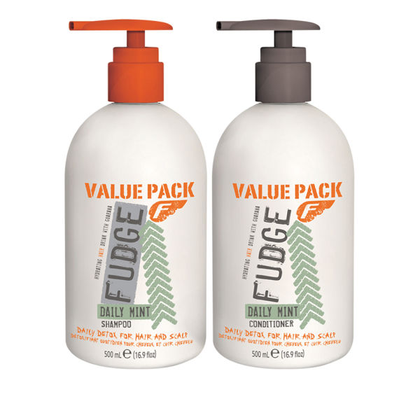 Fudge Daily Mint Shampoo and Conditioner Duo (500ml) Free Shipping