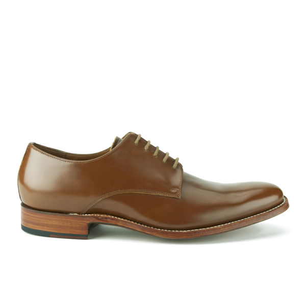 Grenson Men's Toby Leather Derby Shoes - Tan Rub Off Clothing - Free ...