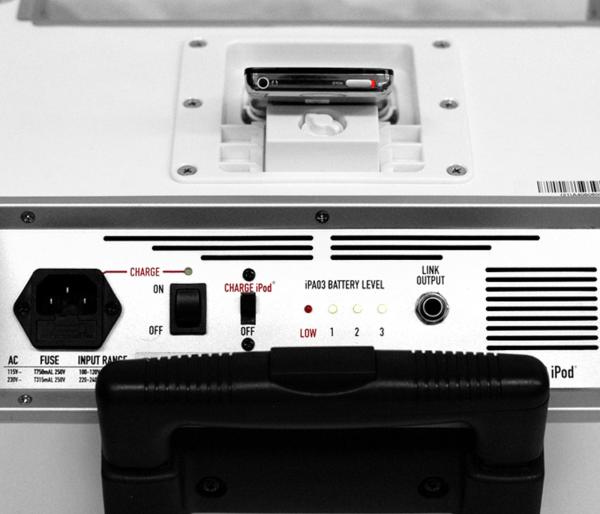 Ion Block Rocker Portable PA Speaker System with iPod Dock Electronics