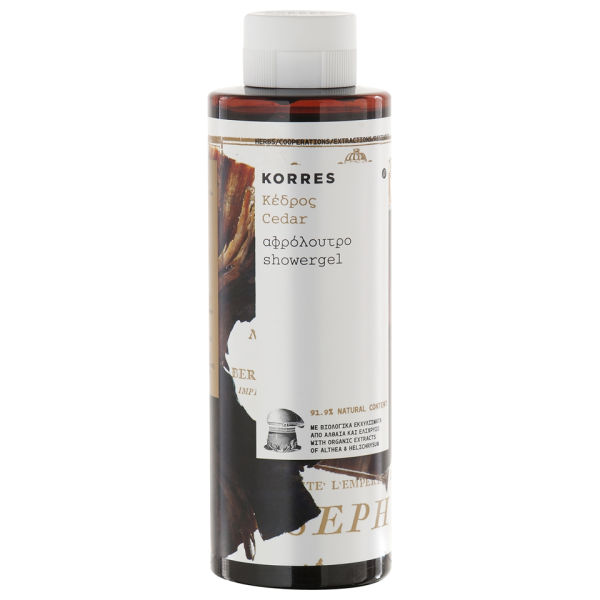 Korres Cedar Shower Gel 250ml FREE UK Delivery