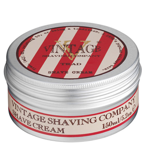 Vintage Shaving Company Trad Shave Cream (150ml) Free Shipping